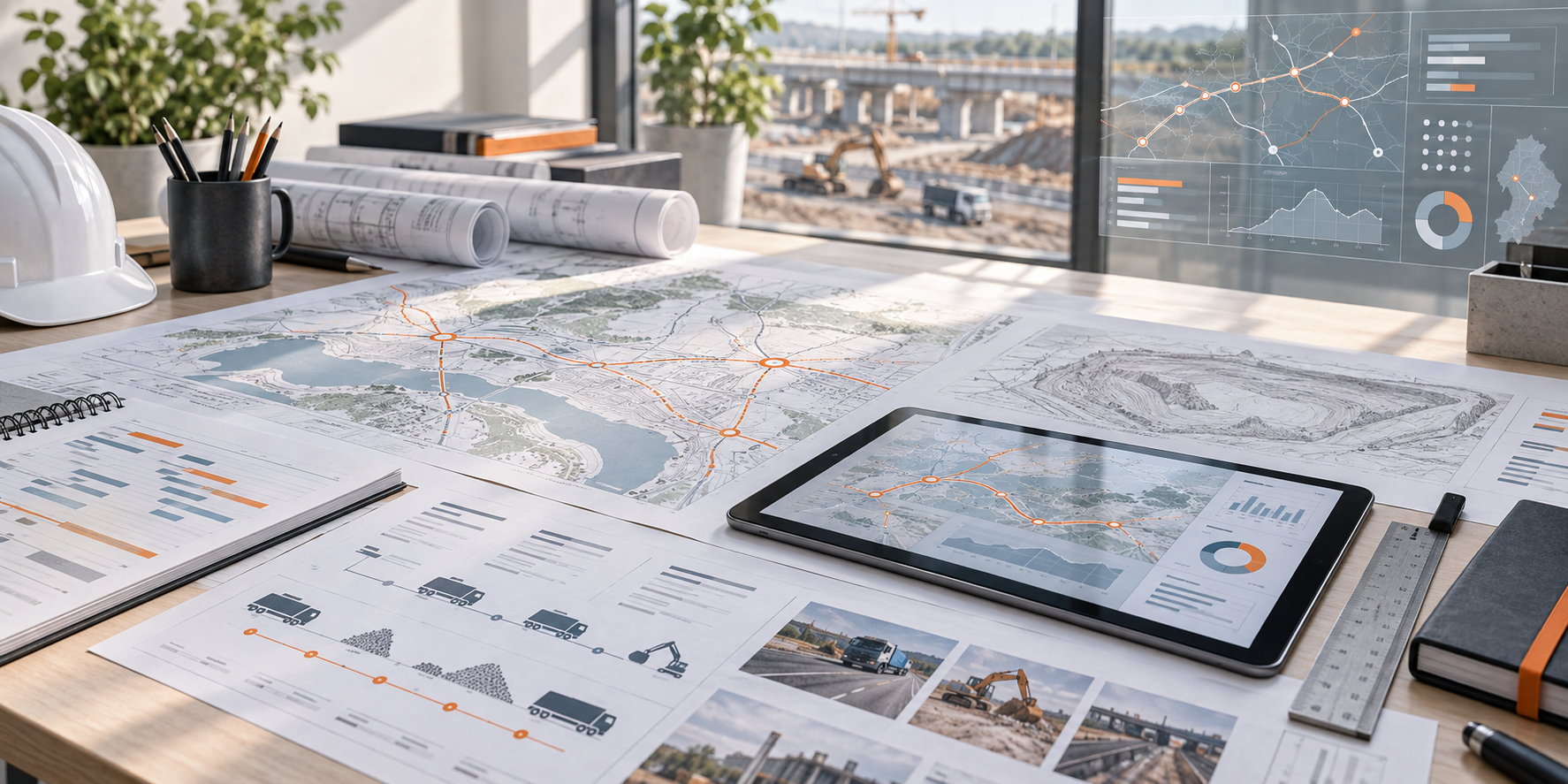 Technische documenten en planningsinformatie worden geordend